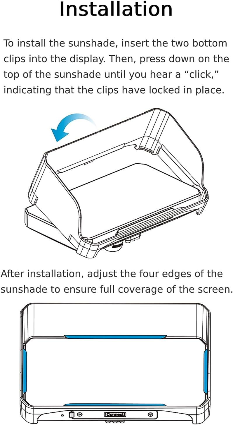 CHIGEE Sun Shade for AIO-5 Series, AIO-5 LITE AIO-5 Play - Image 4